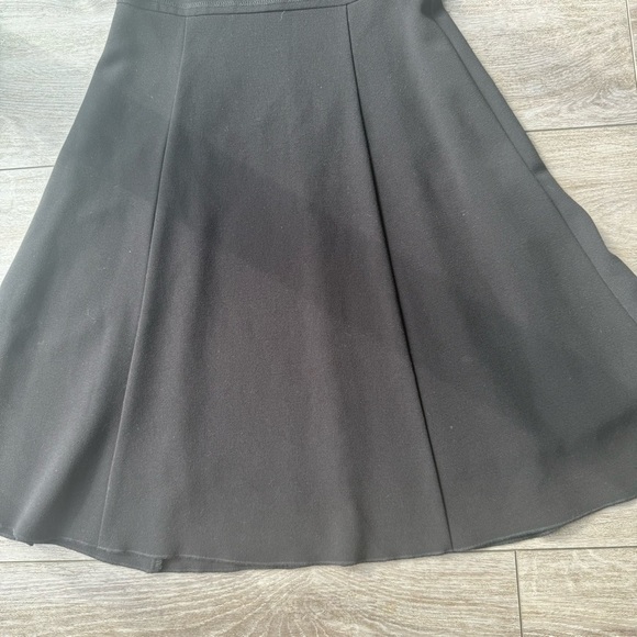 Tobias Black V Neck Sleeveless Fit and Flare Dress Made in Canada - Picture 8 of 15